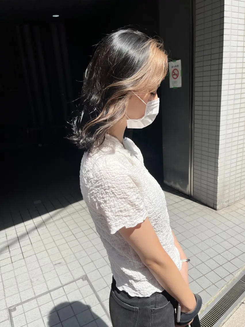 カラー 河原 楓樹のヘアスタイル