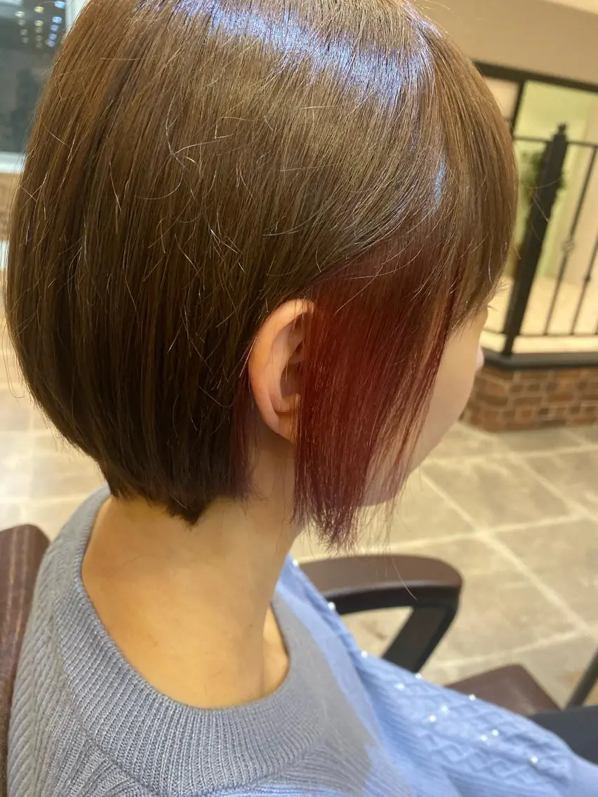 ショート ヘアカラー トリートメント KAITOH ATSUSHIのヘアスタイル