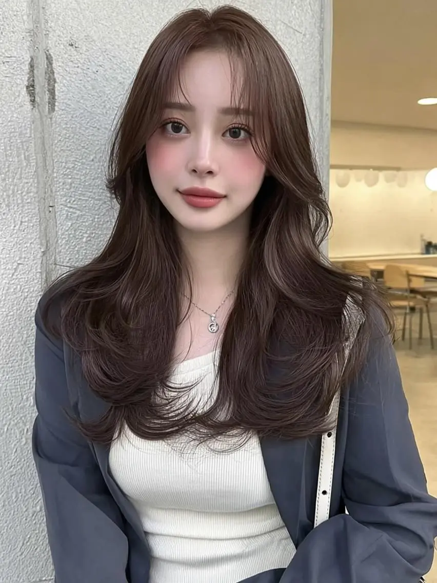 セミロング ボブ 外国人風カラー カット ヘアカラー トリートメント 🎀透明感カラー/ yuka🎀のヘアスタイル