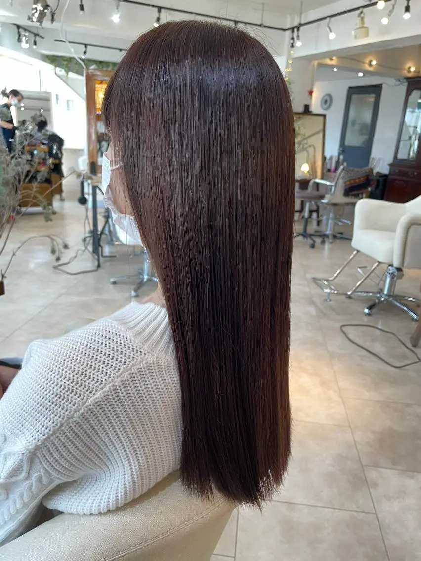 ロング 清水 美雪のヘアスタイル
