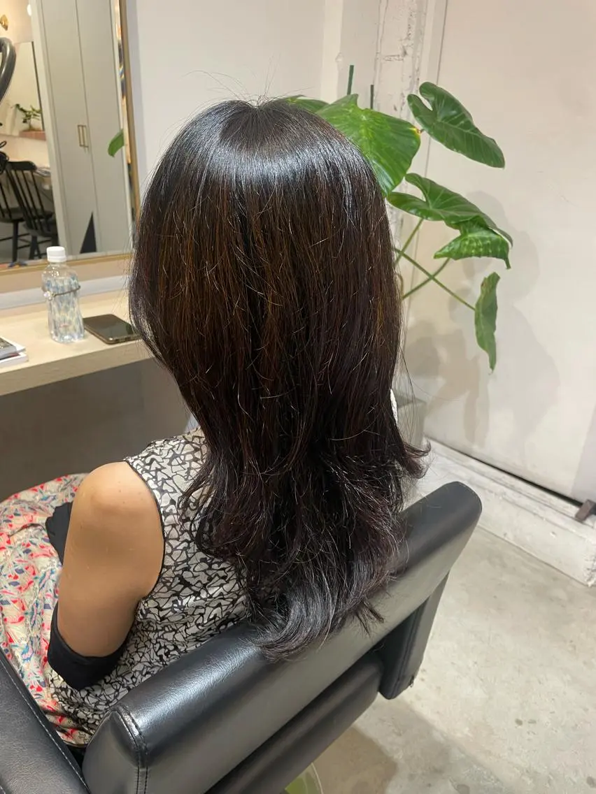 ロング カラー レイヤー♡ 石川優奈のヘアスタイル