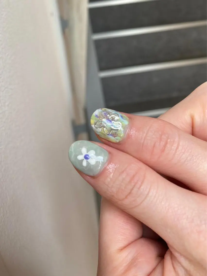 ネイル オーロラネイル マグネットネイル ニュアンスネイル オフィスネイル シンプルネイル ハンドネイル 草加ニュアンスネイル 🌚hersのネイルデザイン