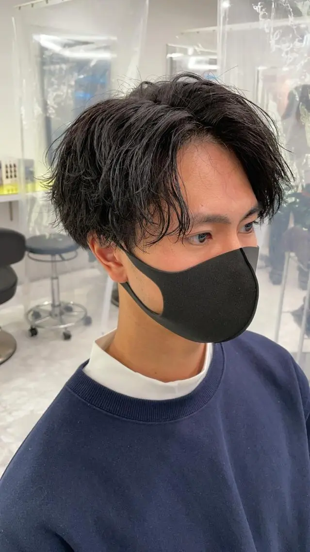 ミディアム カラー パーマ ヘアアレンジ メンズ キッズ メンズ特化美容師 aiの眉毛・アイブロウイメージ