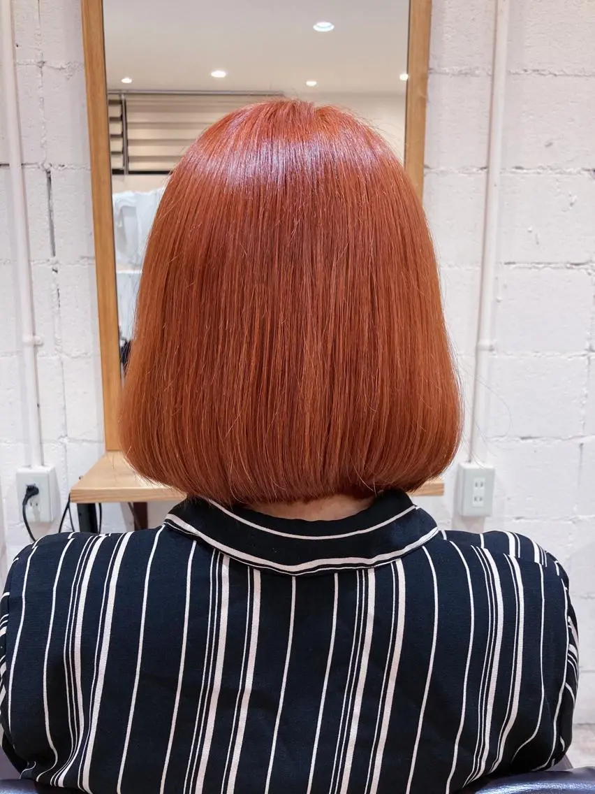 ミディアム カット ヘアカラー トリートメント Dream30 miyuのヘアスタイル