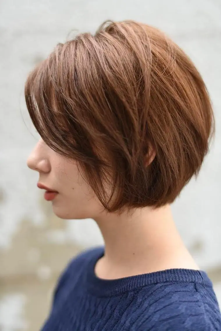 ショート ショートボブ ボブ ショートヘア 大村 凪のヘアスタイル