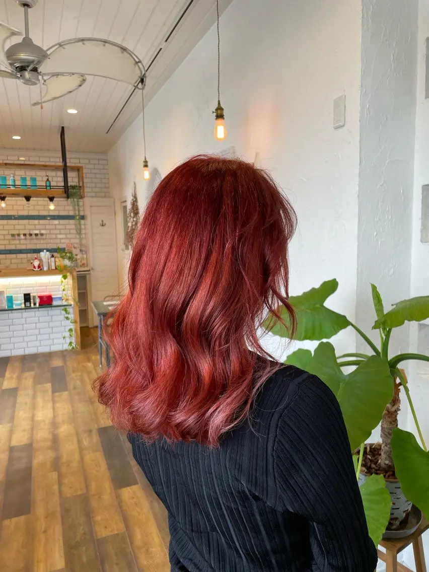 ロング カラー ヘアカラー 🌸小掛🌸 豊橋外国人風カラーのヘアスタイル