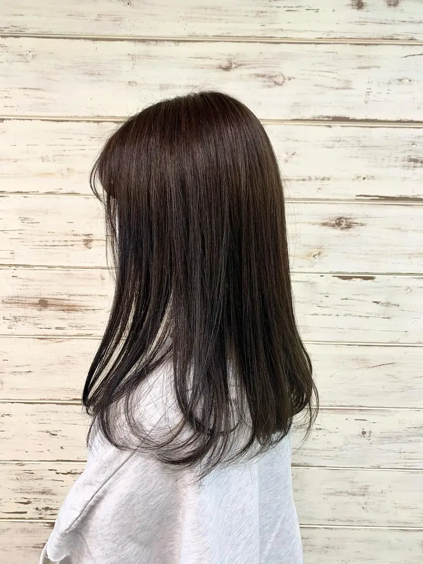 セミロング カラー ヘアアレンジ 🫧ヒシダアキ taboo.i🫧のヘアスタイル