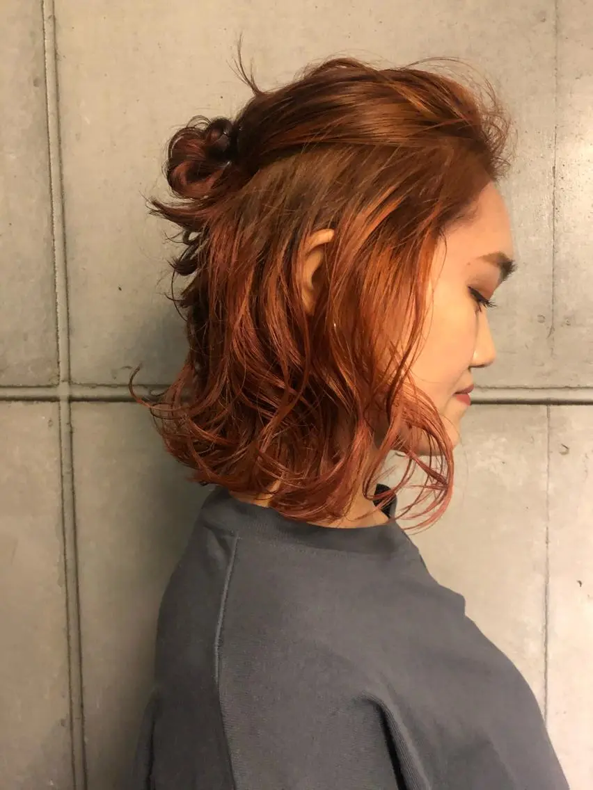 セミロング AYAKA 下北沢suuのヘアスタイル