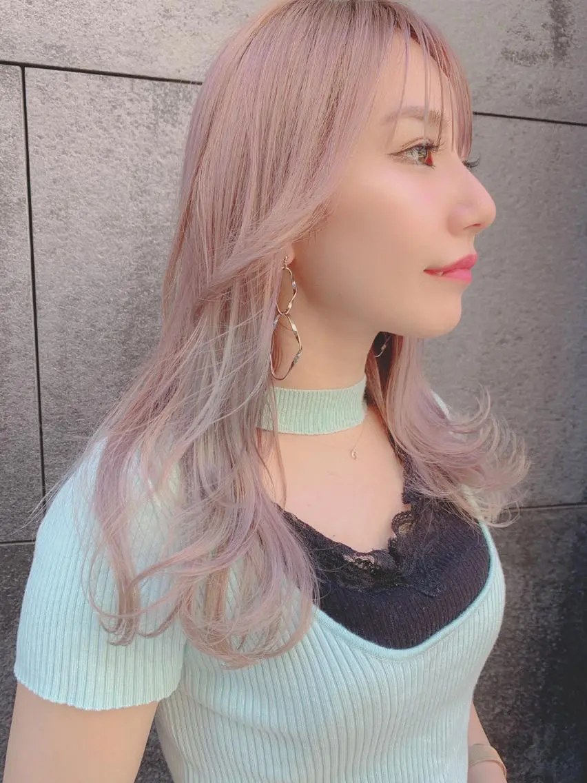 セミロング カラー ひらやま りょういちのヘアスタイル