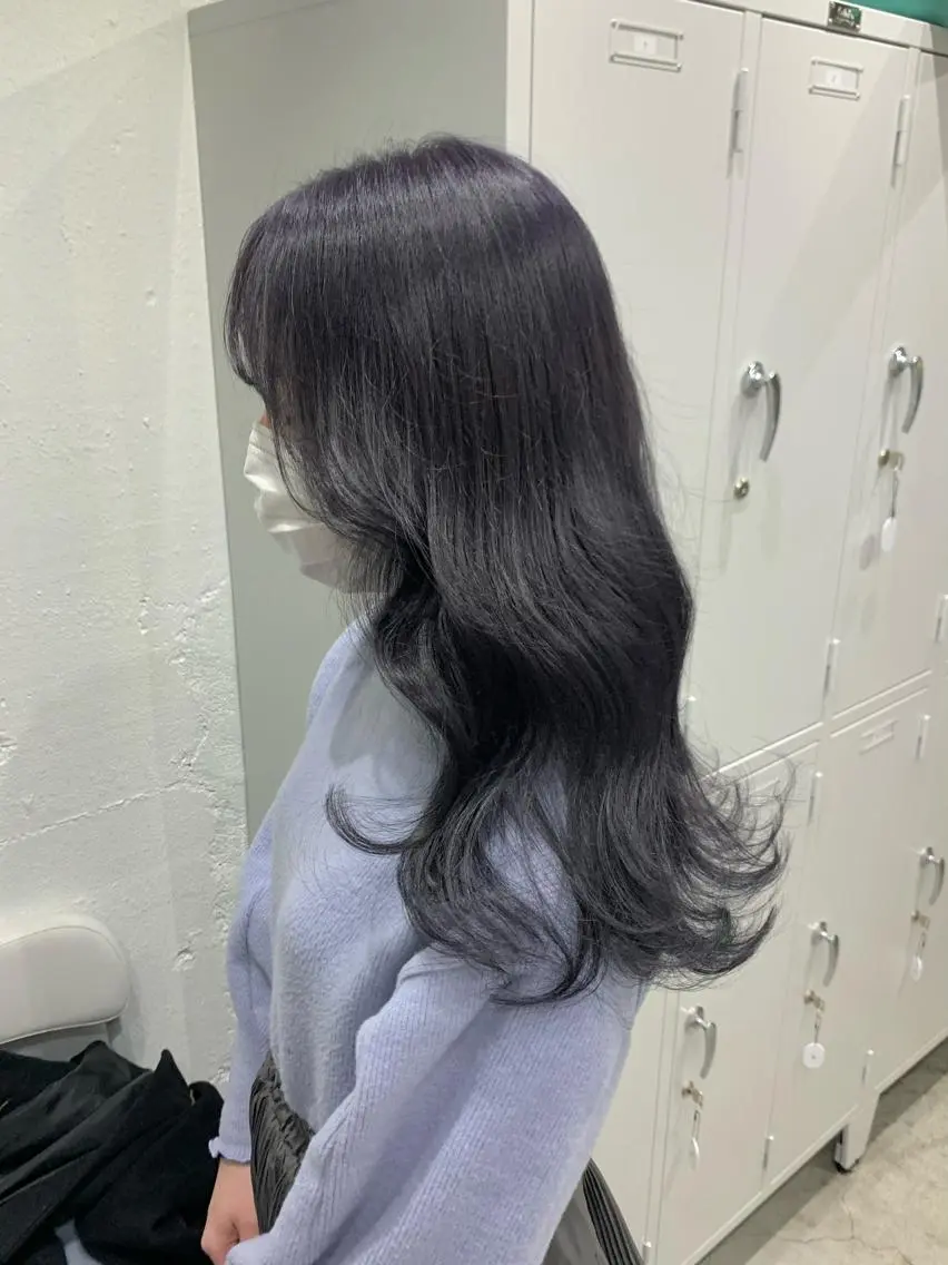 ロング カラー ヘアアレンジ カット ヘアカラー トリートメント ヘアセット 憧れの艶ハイトーンへ 🌙サイダサキのヘアスタイル