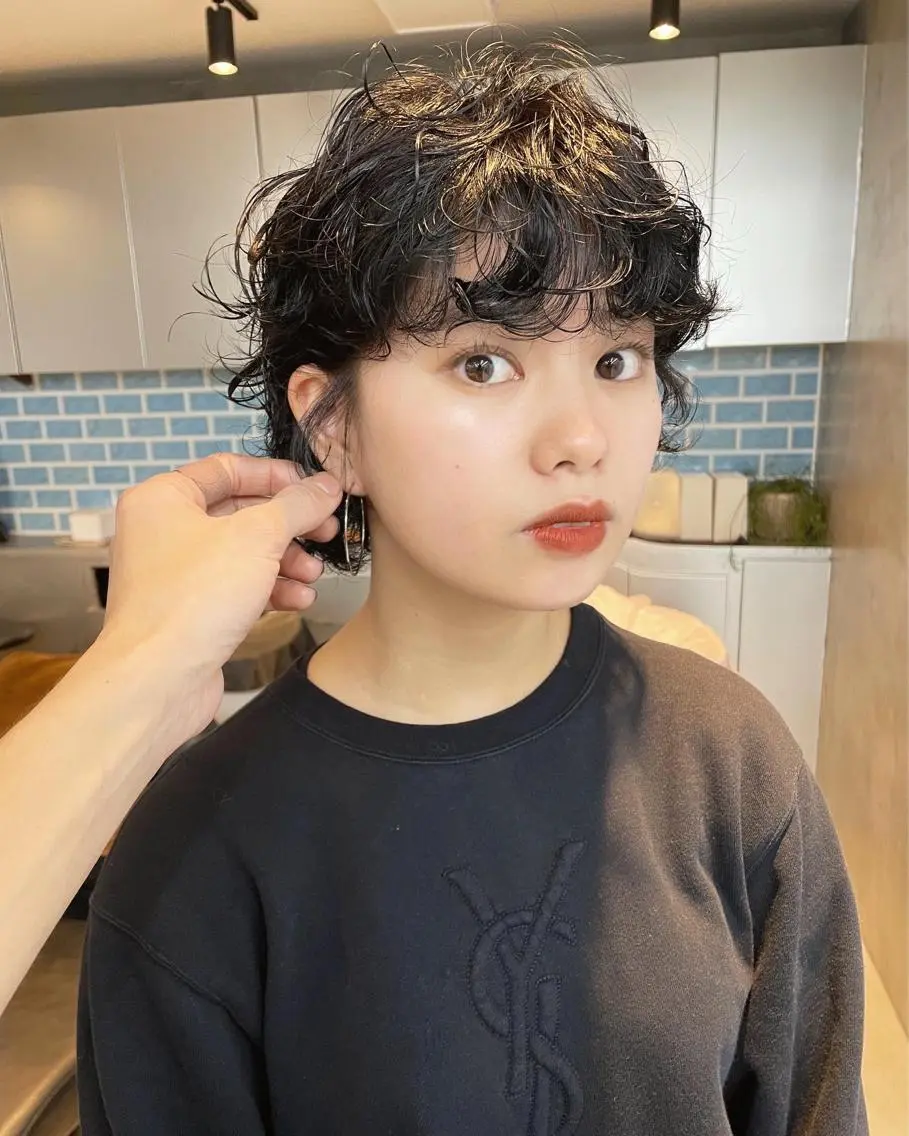 ショート カラー カット ヘアカラー トリートメント 👑ボブはお任せ ミヤノ👑のヘアスタイル