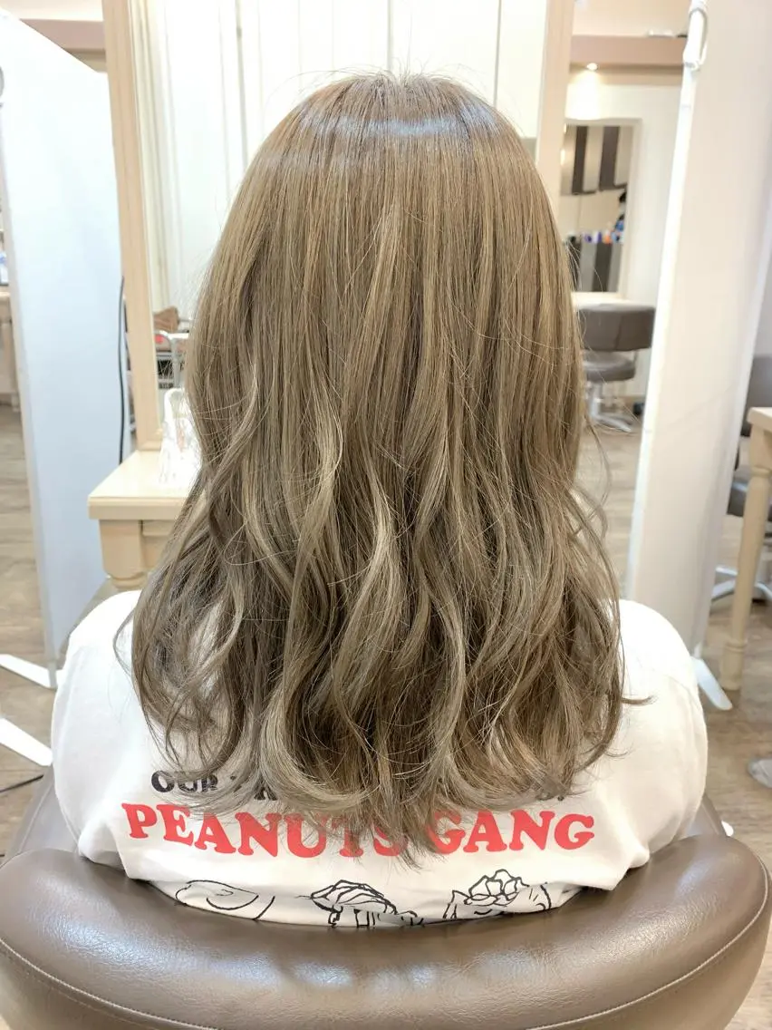 ロング カット ヘアカラー 福原遼華/小顔ショー ト/髪質改善のヘアスタイル