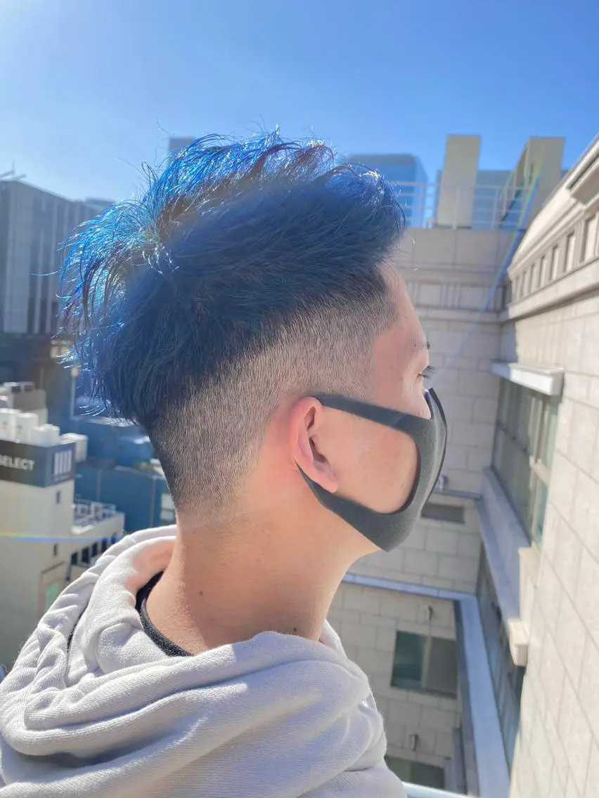 メンズ quill クイル　ツボイタクマのヘアスタイル