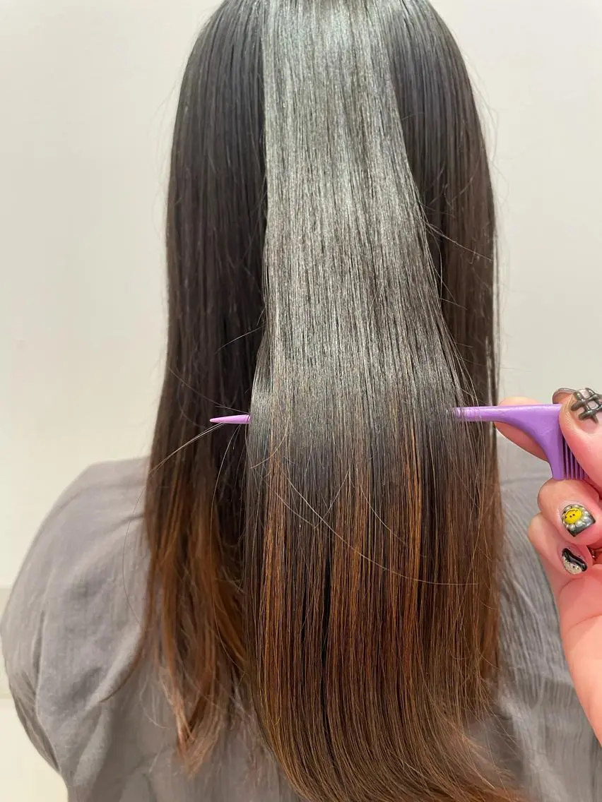ロング メンズパーマ、カラー 大募集村上莉奈のヘアスタイル