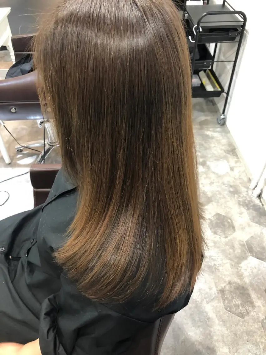 セミロング カラー カット ヘアカラー トリートメント hair care ACRO店長 谷のヘアスタイル
