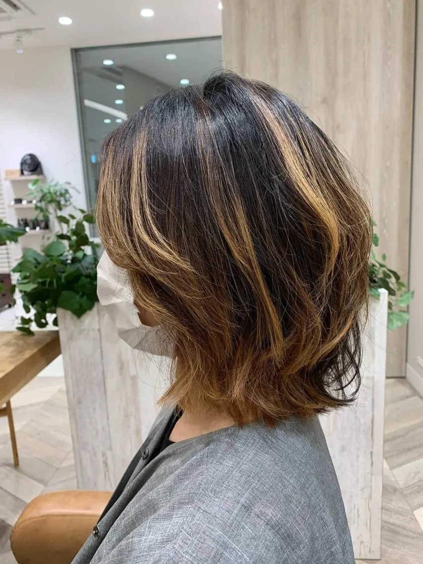 ミディアム ヘアアレンジ 松村 知香のヘアスタイル