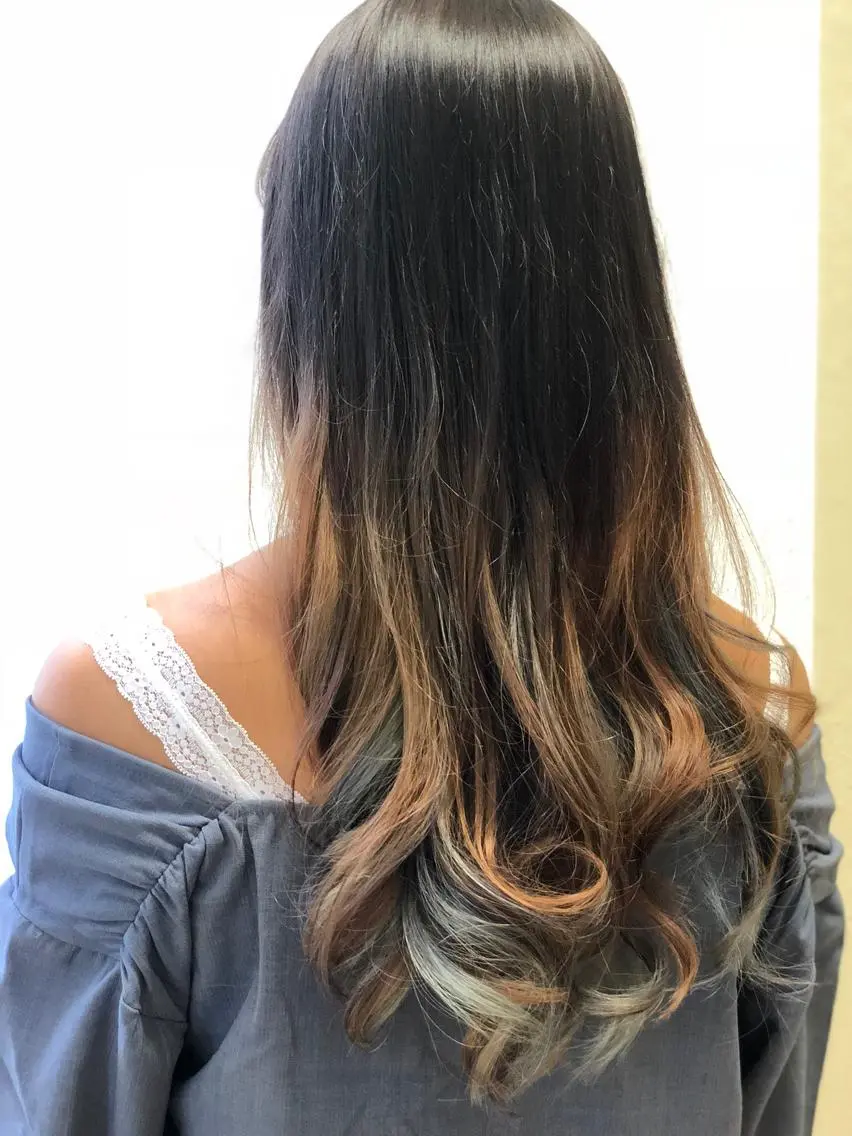 セミロング カラー グラデーションカラー カット ヘアカラー トリートメント 🌸Cielo🌸 KENのヘアスタイル