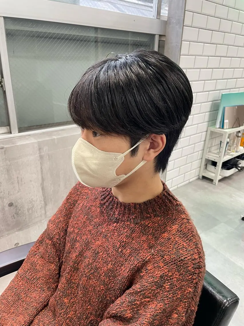 メンズ マッシュ シースルーマッシュ オオカワユウキ 🎀newi池袋のヘアスタイル
