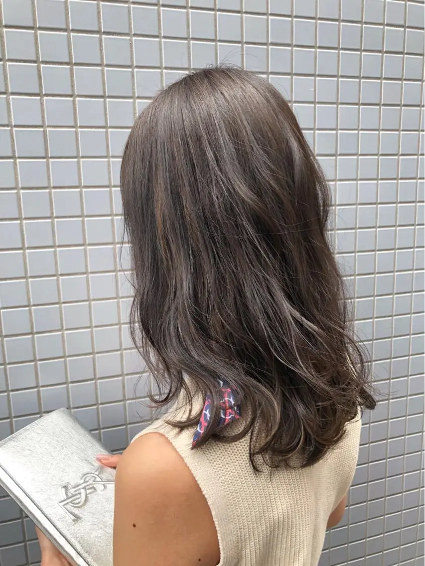 ミディアム カラー 松田 光雄のヘアスタイル