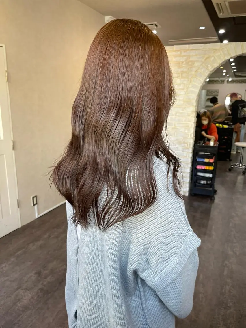 セミロング カラー🫧アレンジ 🎀REIMIのヘアスタイル