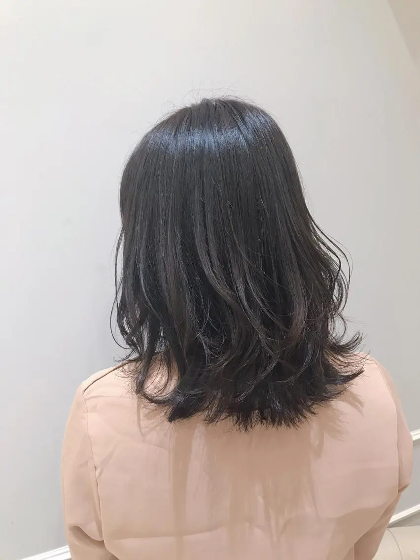 ミディアム カラー アッシュ ラベンダーカラー ラベンダーアッシュ 大人可愛いHair ❤︎Ayakoのヘアスタイル