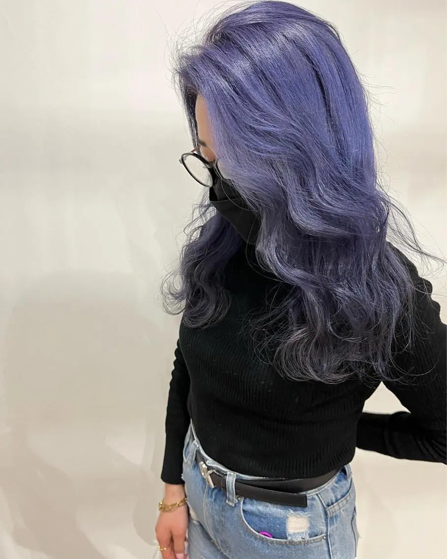 カラー white.梅田 デザインカラー🦄のヘアスタイル
