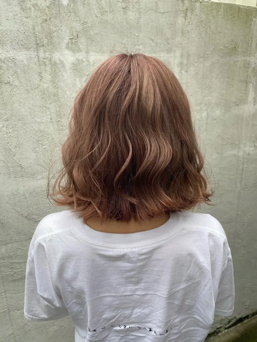 ショート カラー ヘアアレンジ satsuki 暖色・ブラウンカラーのヘアスタイル