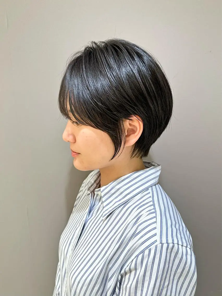 ショート ショートボブ ハンサムショート 丸みショート ボブ ショートヘア 荻窪/ショートヘア✨ ショートボブ長松大哉のヘアスタイル