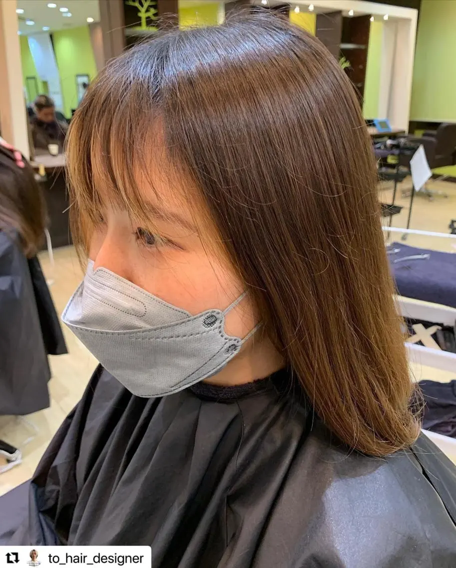 ミディアム カラー メンズ アディクシーカラー 透明感カラー ダブルカラー イルミナカラー トリートメント 🩷Eny terrace🩷のヘアスタイル