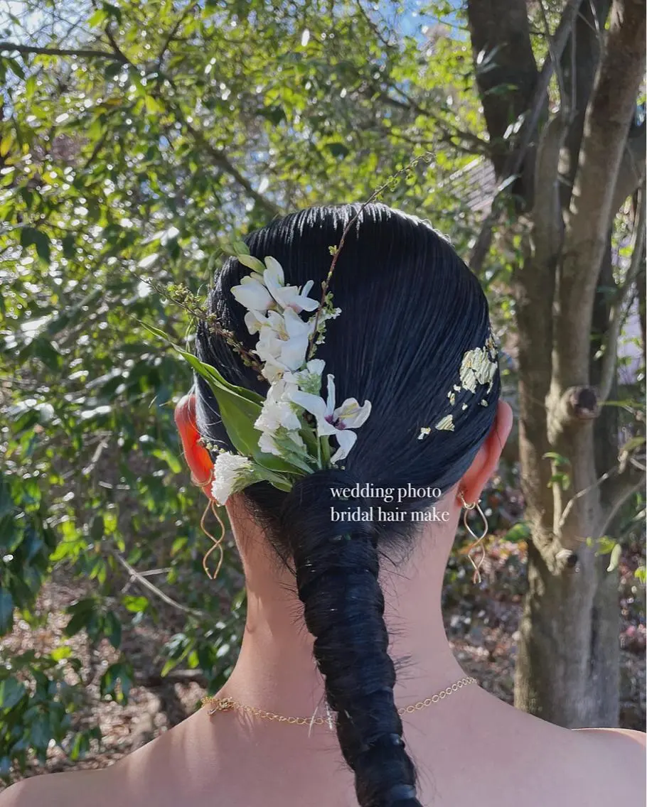 ヘアアレンジ ヘアセット cyan sayaのヘアスタイル