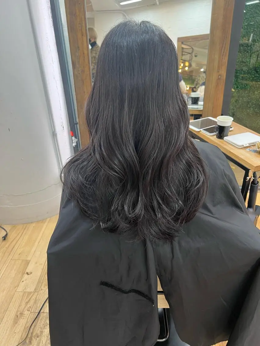ロング 韓国風ヘア レイヤーカット カット ヘアカラー 🩶レイヤーカット/ さわ🩶のヘアスタイル