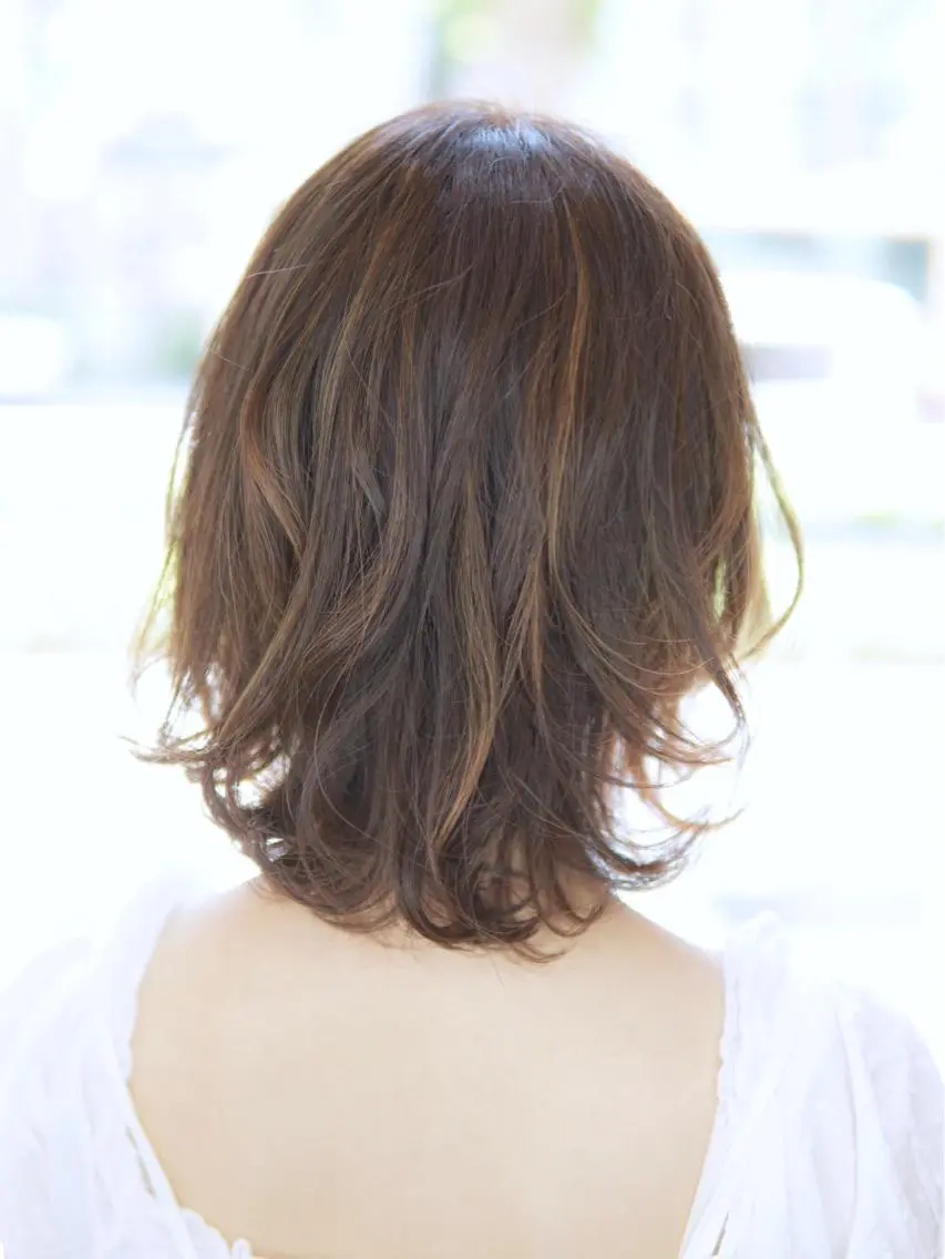 ミディアム 永野 良一のヘアスタイル
