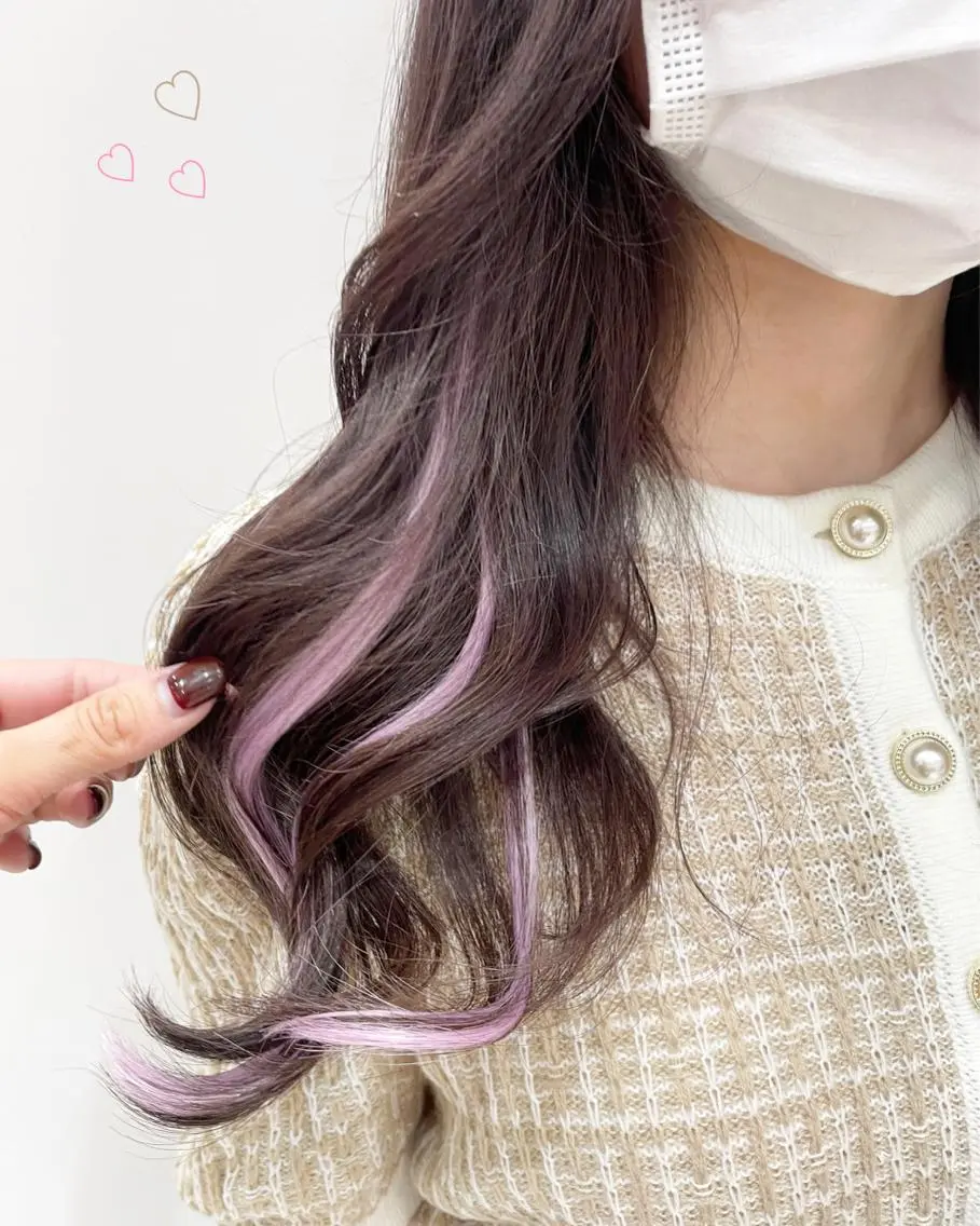 セミロング カラー 新宿駅近♡個室 ♡関口三都季🌜のヘアスタイル