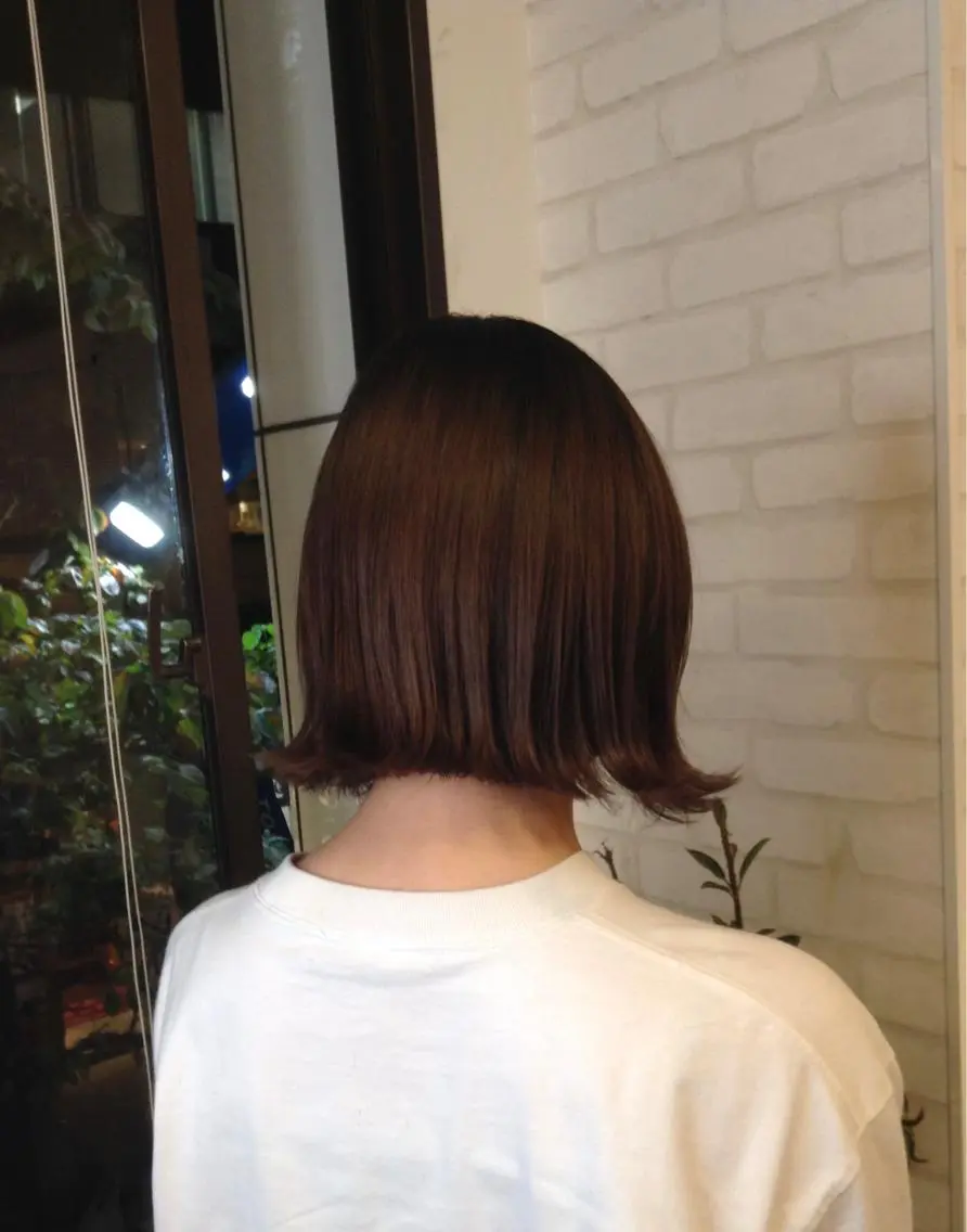 ショート ショートボブ ボブ ショートヘア 外ハネヘア 韓国✖️網紅🖤 パーマYURIYAのヘアスタイル