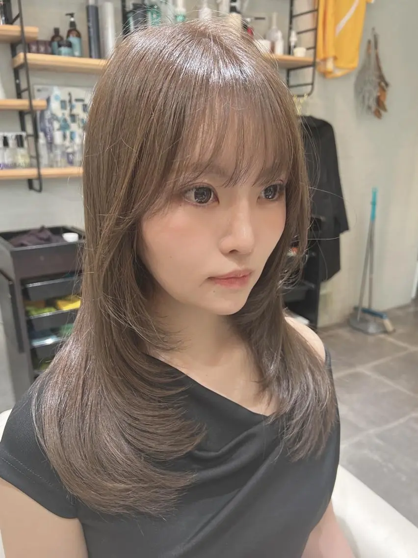 ロング 髪質改善 縮毛矯正 トリートメント 倉谷 恭平のヘアスタイル