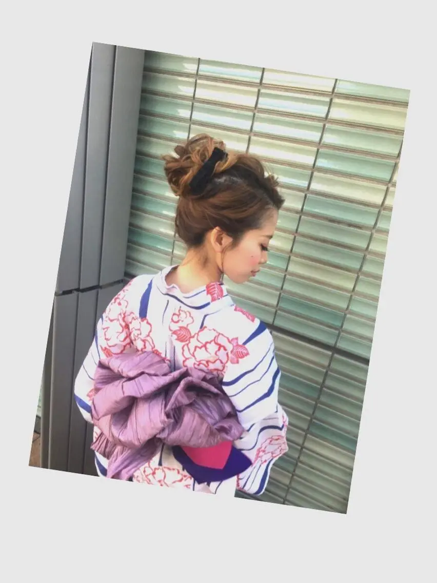 ヘアアレンジ toyota umiのヘアスタイル