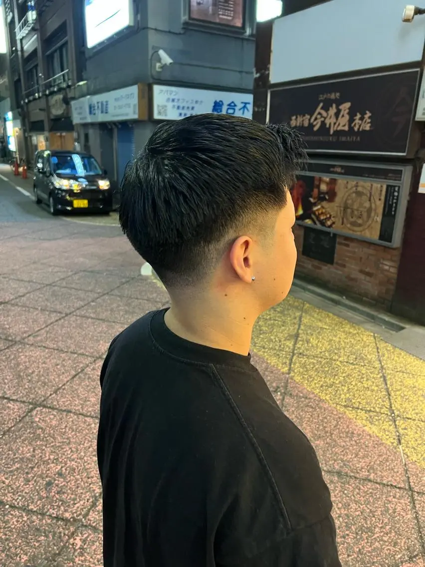ショート メンズ 長野 風人のヘアスタイル