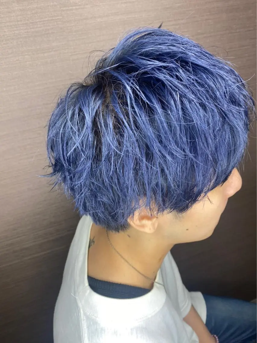 ショート カラー メンズ カット ヘアカラー トリートメント メンズ特化美容師 大貫友也のヘアスタイル