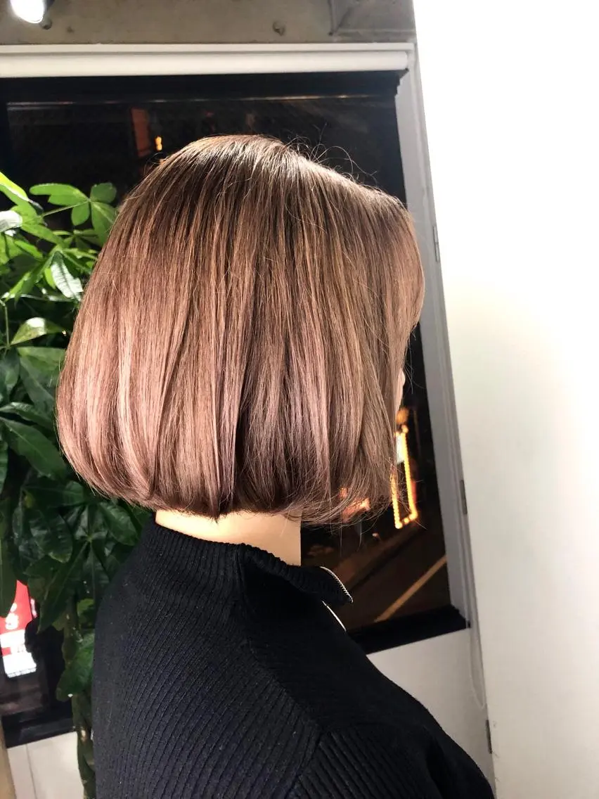 ショート カラー ヘアアレンジ カット ヘアカラー トリートメント 白髪ぼかしハイライト バレイヤージュヤマトのヘアスタイル