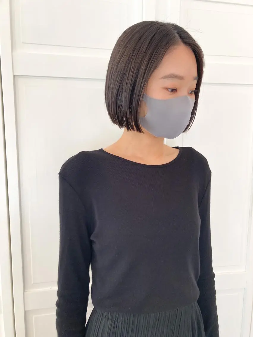 ショート ボブ カット トリートメント お洒落ベージュ🤎 代官山shibukiのヘアスタイル