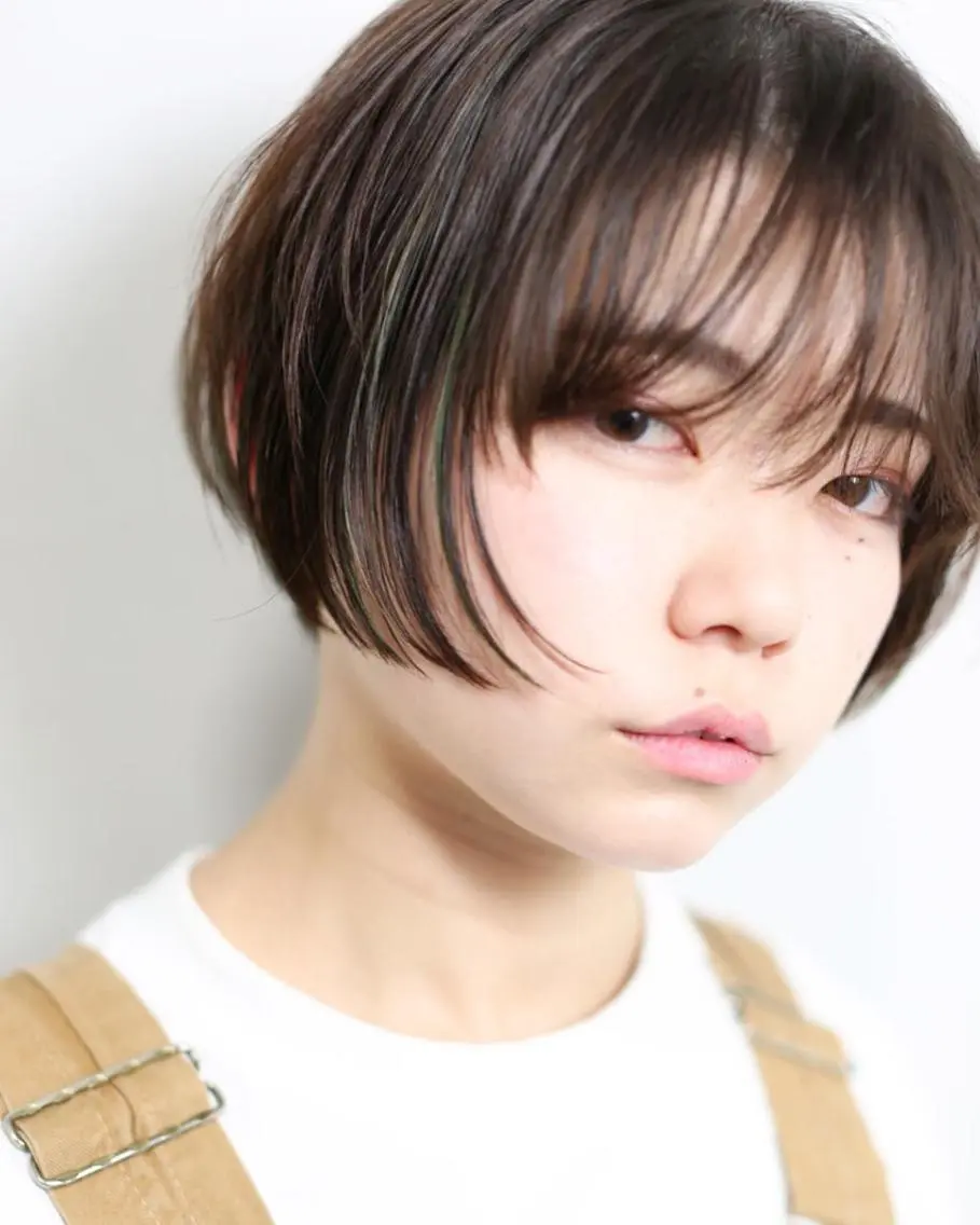 ショート ハイライト ショートヘア 中野 恵脩のヘアスタイル