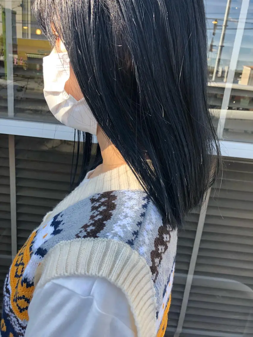 ミディアム カラー パーマ ヘアアレンジ ❣️倉敷❣️美髪 カラー能登一成のヘアスタイル