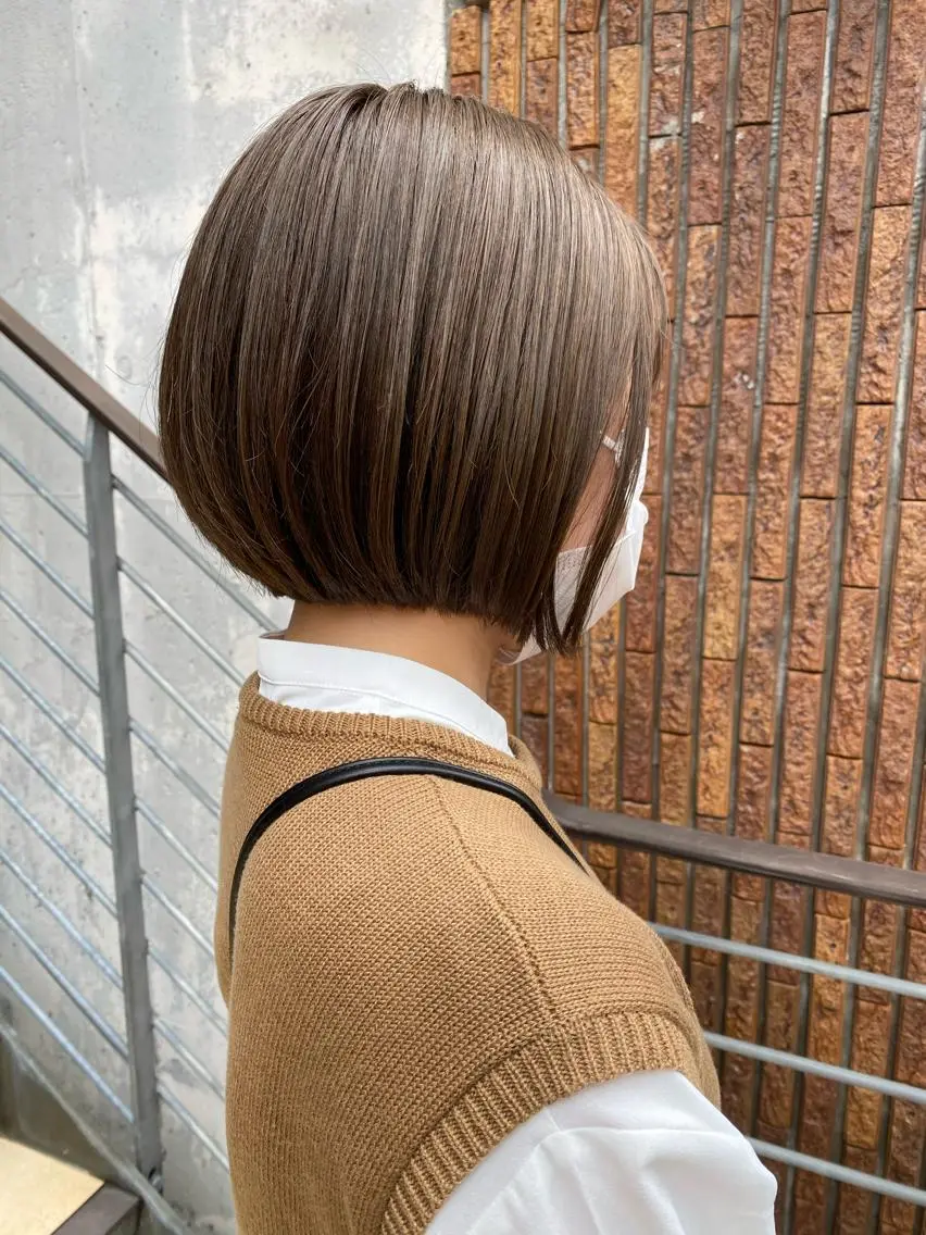 ショート カラー ボブ カット ヘアカラー トリートメント ness🎖️ カミカリスマ受賞のヘアスタイル