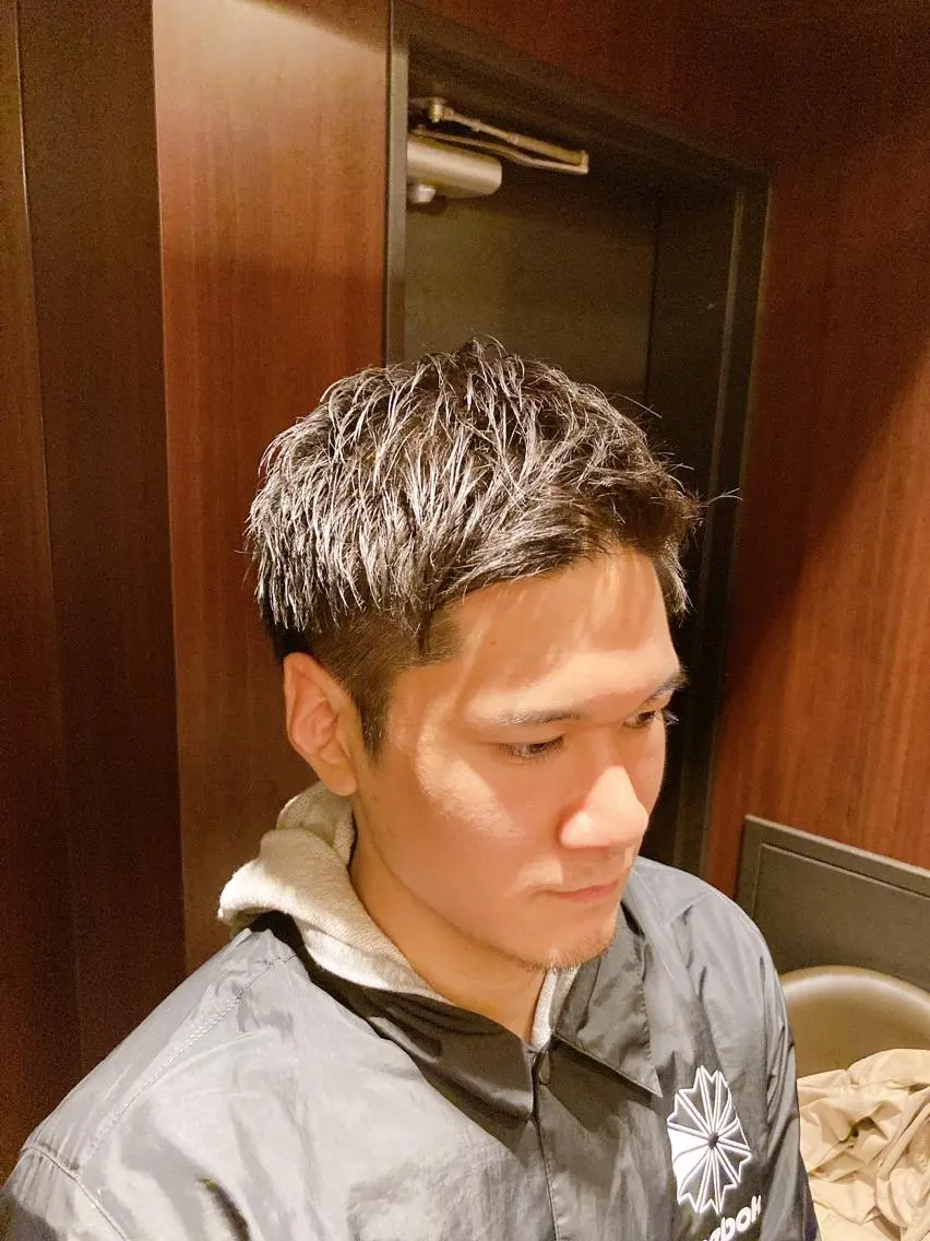 ミディアム ガンバレ原田 航海のヘアスタイル