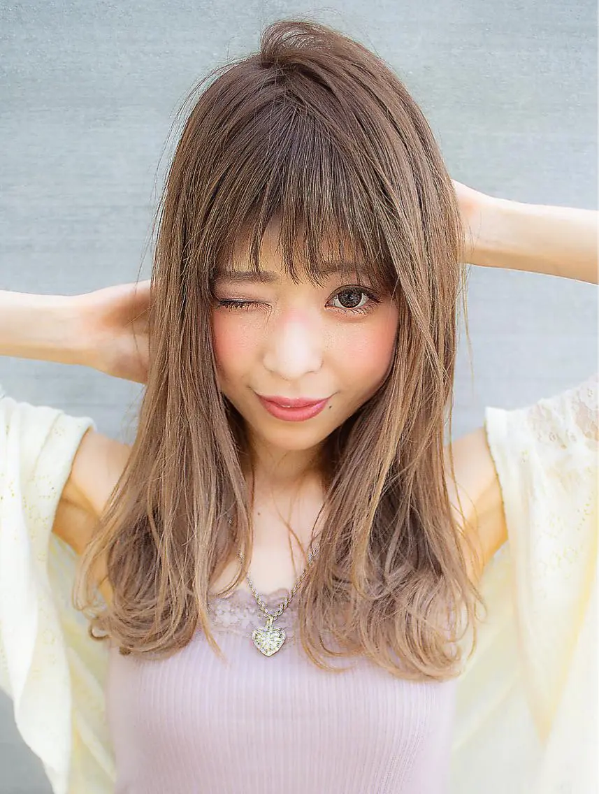カラー カット ヘアカラー トリートメント LEAPARCHE リープアルケーのヘアスタイル