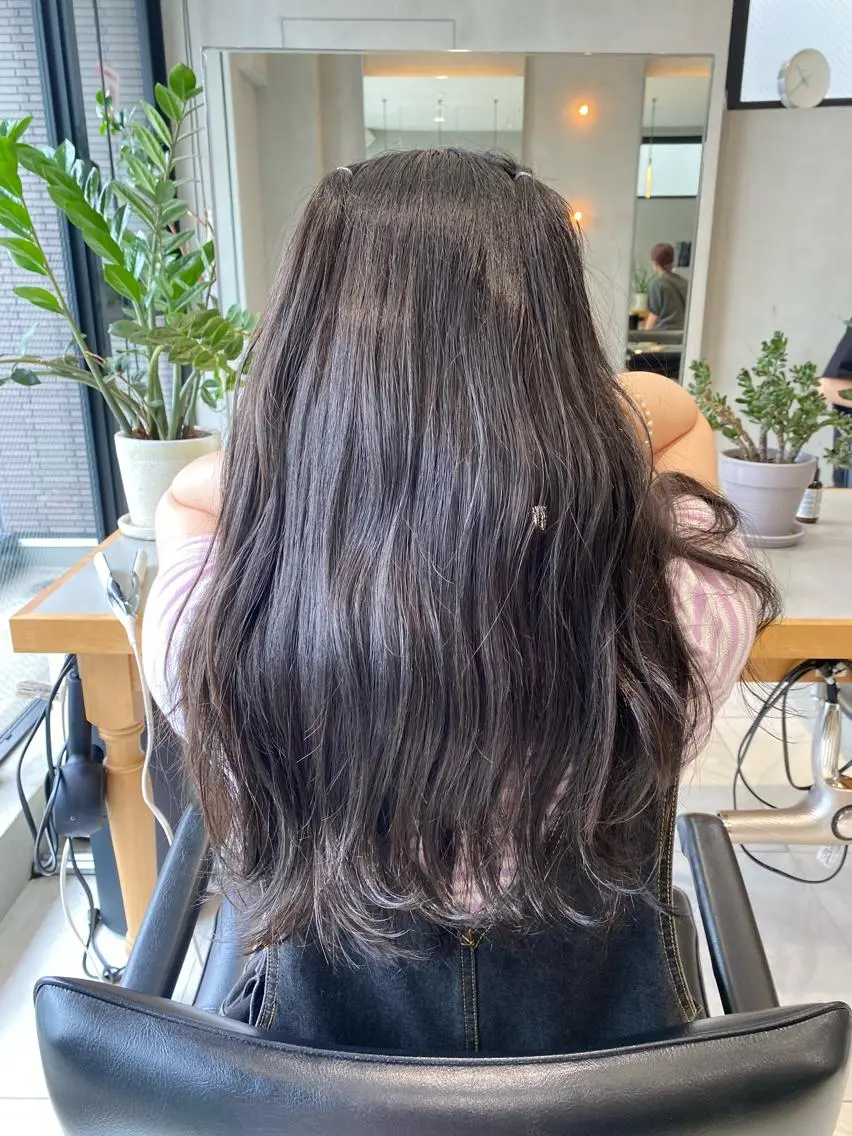 ロング カラー カット ヘアカラー トリートメント ヘアセット 🌻暖色カラー🌻 sakuraのヘアスタイル
