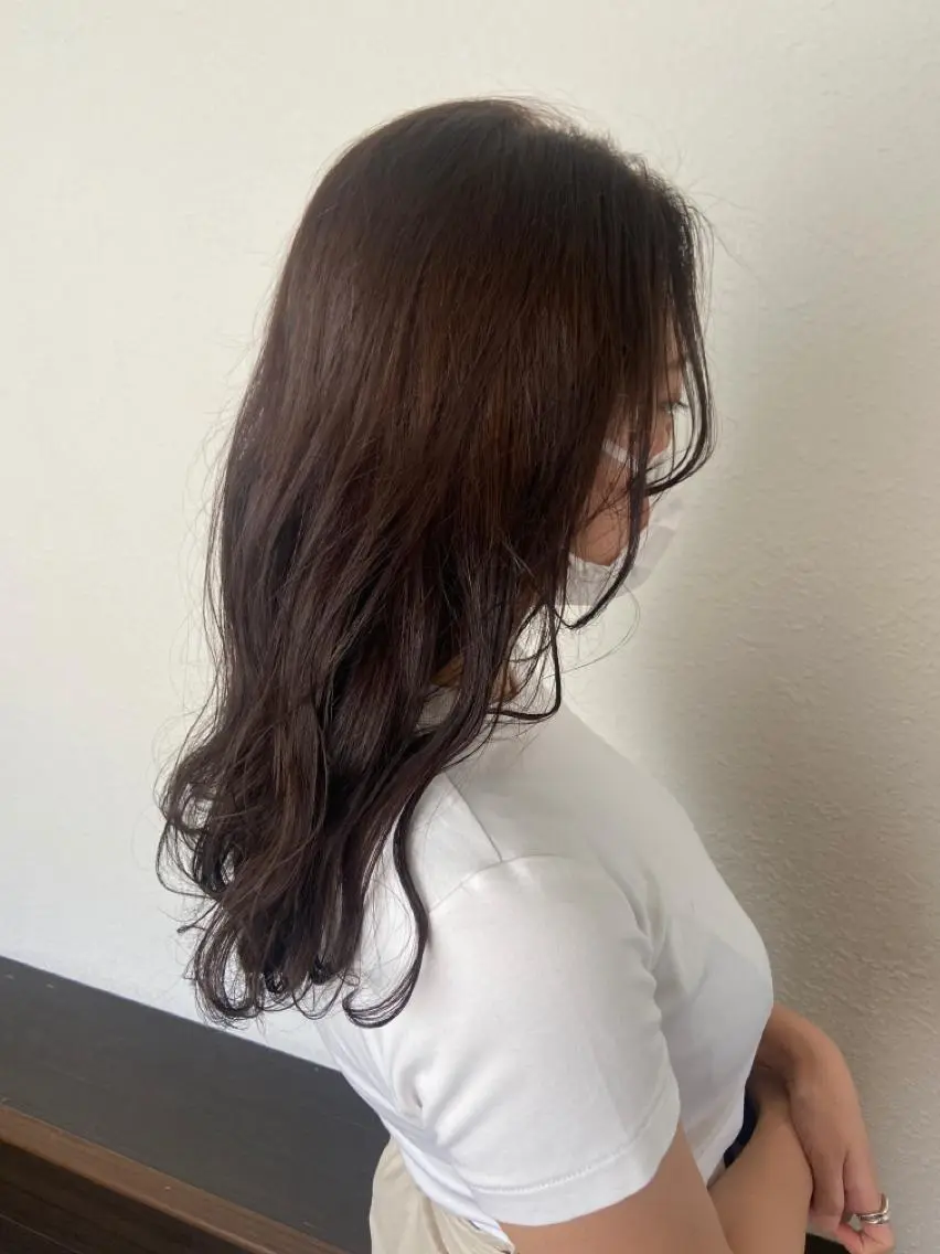 ロング カラー パーマ ヘアアレンジ メンズ キッズ ネイル マツエク・マツパ ビジネス メンズインナーカラー マッシュ メンズウルフカット アッシュ 久木原 ゆりのヘアスタイル