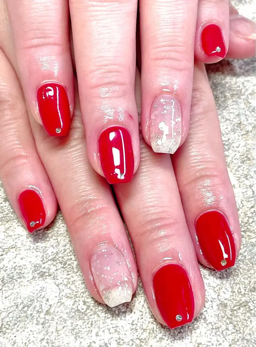 ネイル ストーンネイル ハンドネイル lemon nailレモンネイルのネイルデザイン