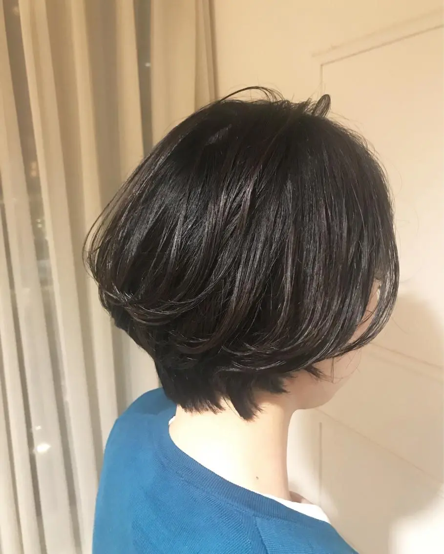 ショート カット ヘアカラー トリートメント 黒神 浩之のヘアスタイル