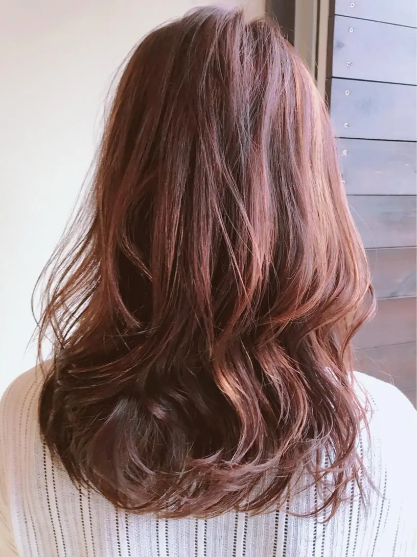 ロング カラー カット ヘアカラー ✨白髪ぼかし 🍀MINAKO☆のヘアスタイル